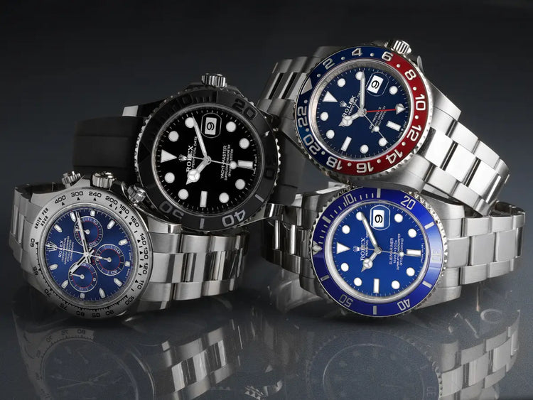 Rolex GMT-Master II Pepsi watch from the Sports Watch Collection with red and blue bezel