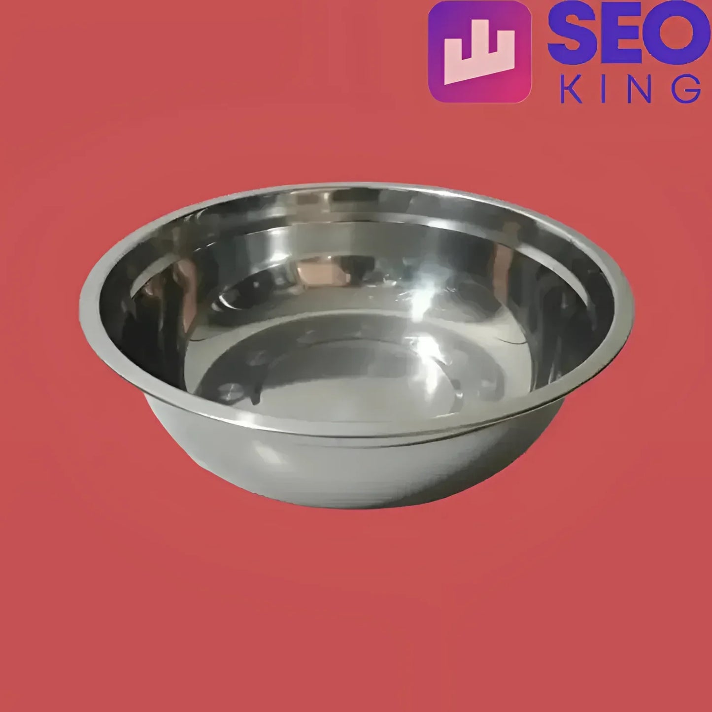 Stainless steel bowl with shiny reflective surface and curved edges from 5 Test Items New 1 Buyathome24