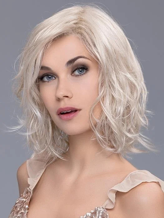 Blonde bob wig with wavy texture and lace front design for A sticker product