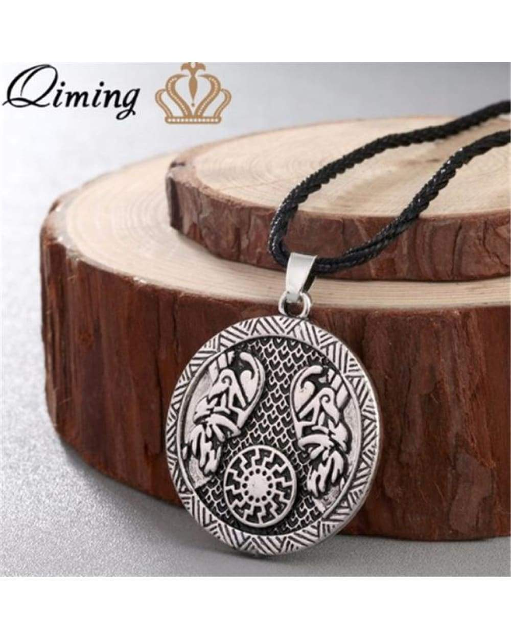 Silver yin yang pendant necklace with black cord from Copy of 1 a Bali
