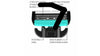 Teal and black foldable travel umbrella with compact design in Copy 2 of 1 a Bali