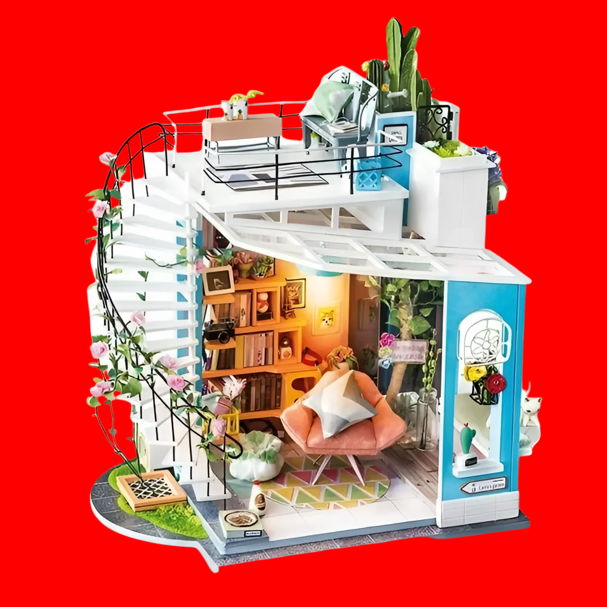 Colorful translucent dice featured in the External Link Test product for gaming enthusiasts