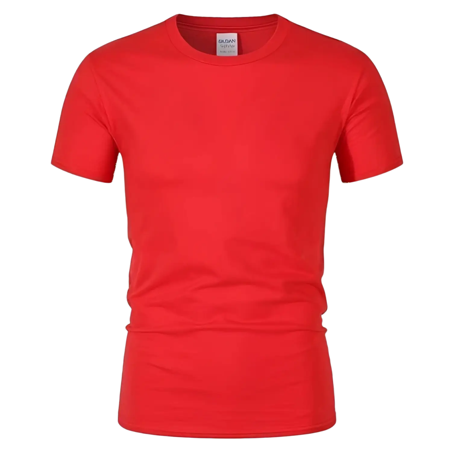 Red trendy shirt with a black bow tie graphic and Petit Bow Tie text