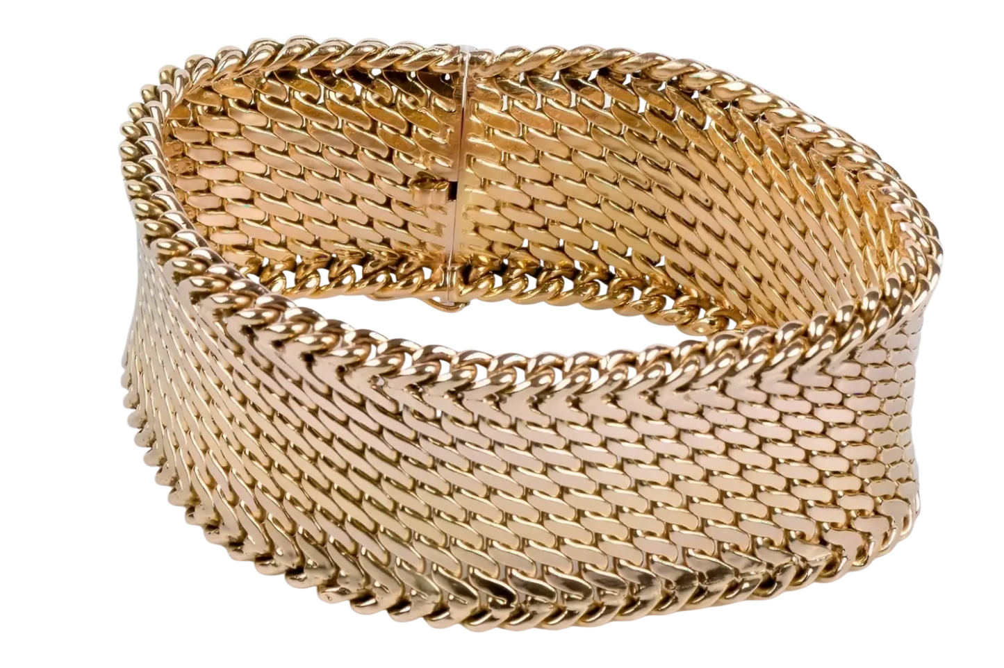 Gold woven mesh bracelet with clasp for sale from New Product for sale and to buy long title and 55