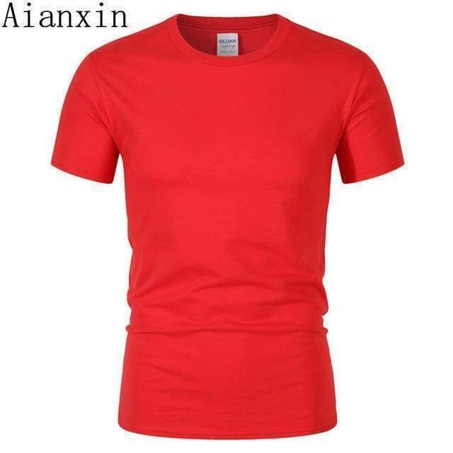 Red trendy shirt with a black bow tie graphic and Petit Bow Tie text